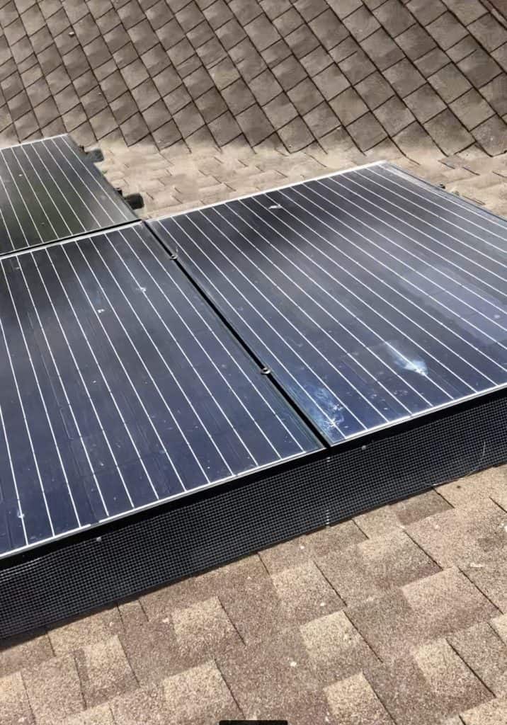 Solar Panel Critter Guard