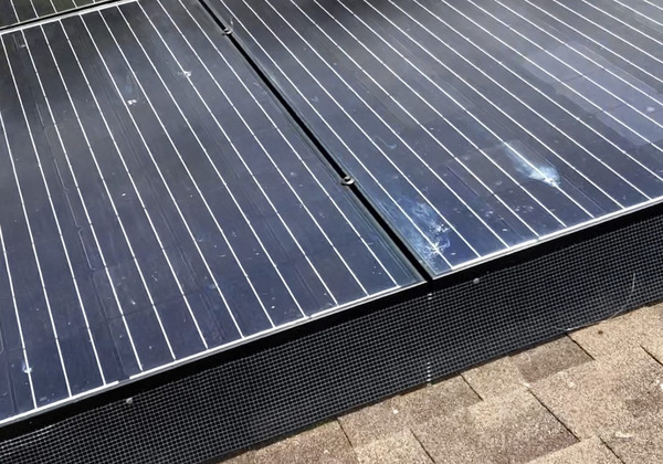 Solar Panel Critter Guard